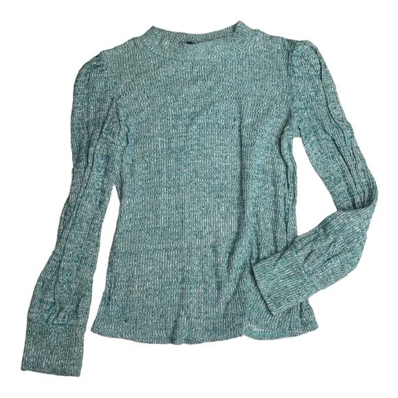 Art Class heather blue turquoise knit sweater Large 10/12 - Picture 1 of 4